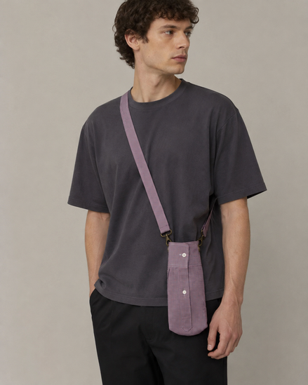 H54 - WATER BOTTLE BAG purple