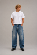 H27 - BLUE SLIT Jeans