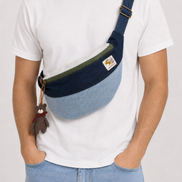 H50 - JEANS POUCH WITH GREEN