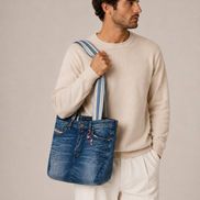 H52 - JEANS BAG DARK BLUE
