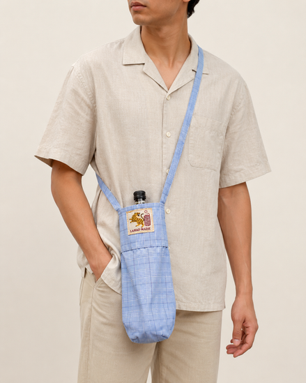 H55 - WATER BOTTLE BAG BLUE