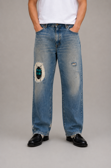 H30 - Carhartt GREEN HIPOSHIT Jeans