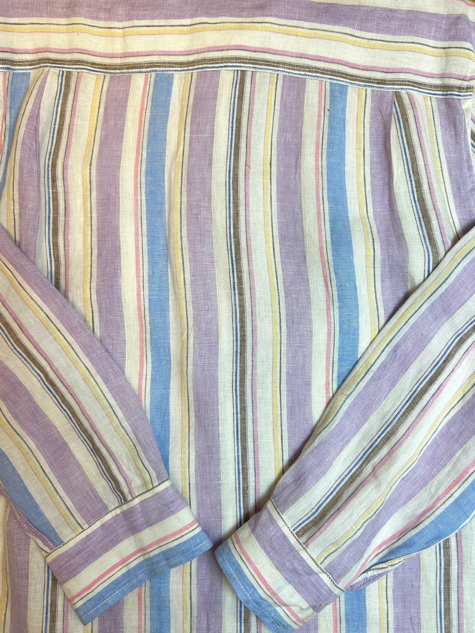 Tommy Bahama Long Sleeve Striped Linen Shirt