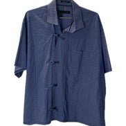 H1 - Chinese Button-Down Shirt Blue