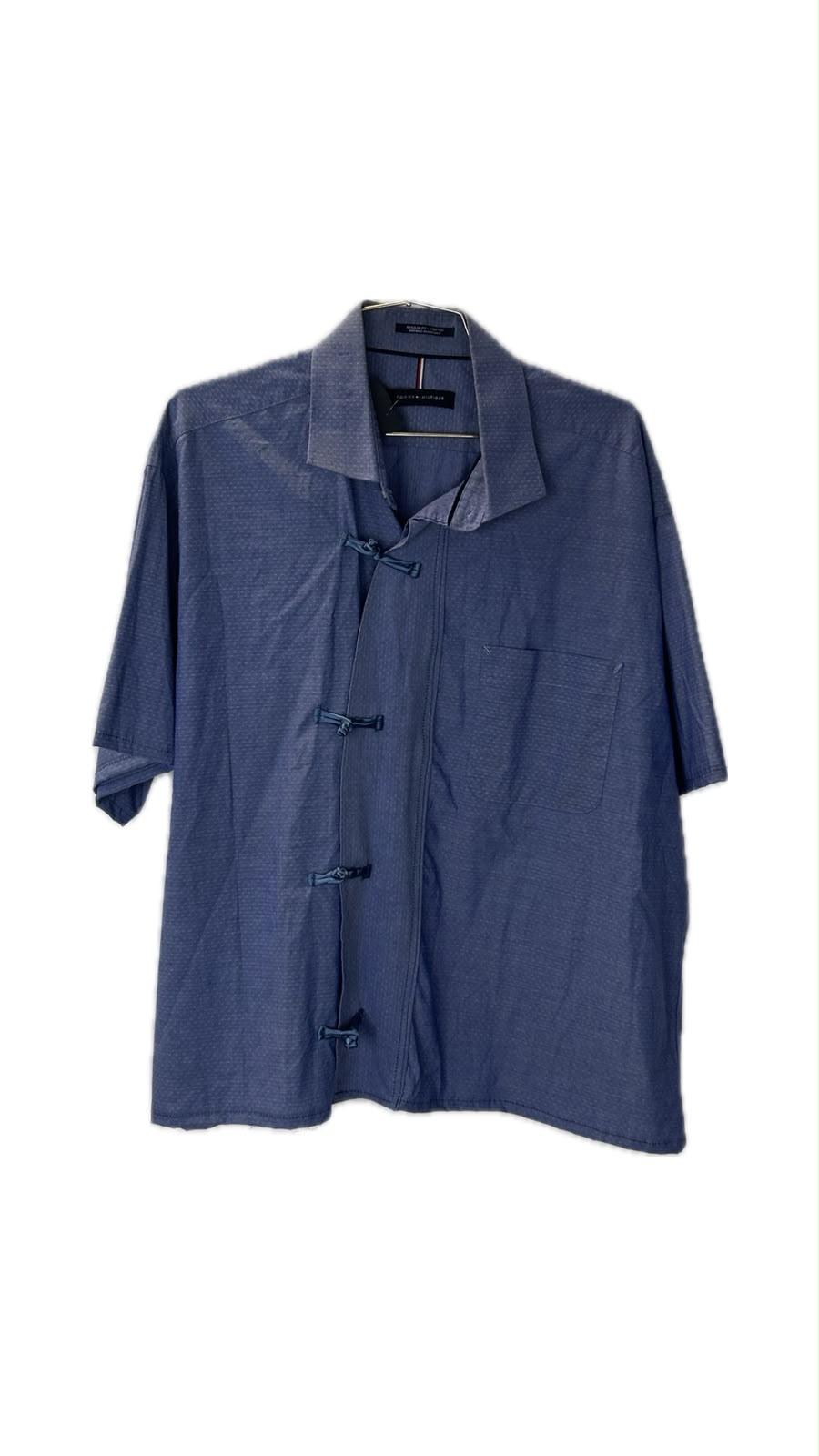 H1 - Chinese Button-Down Shirt Blue